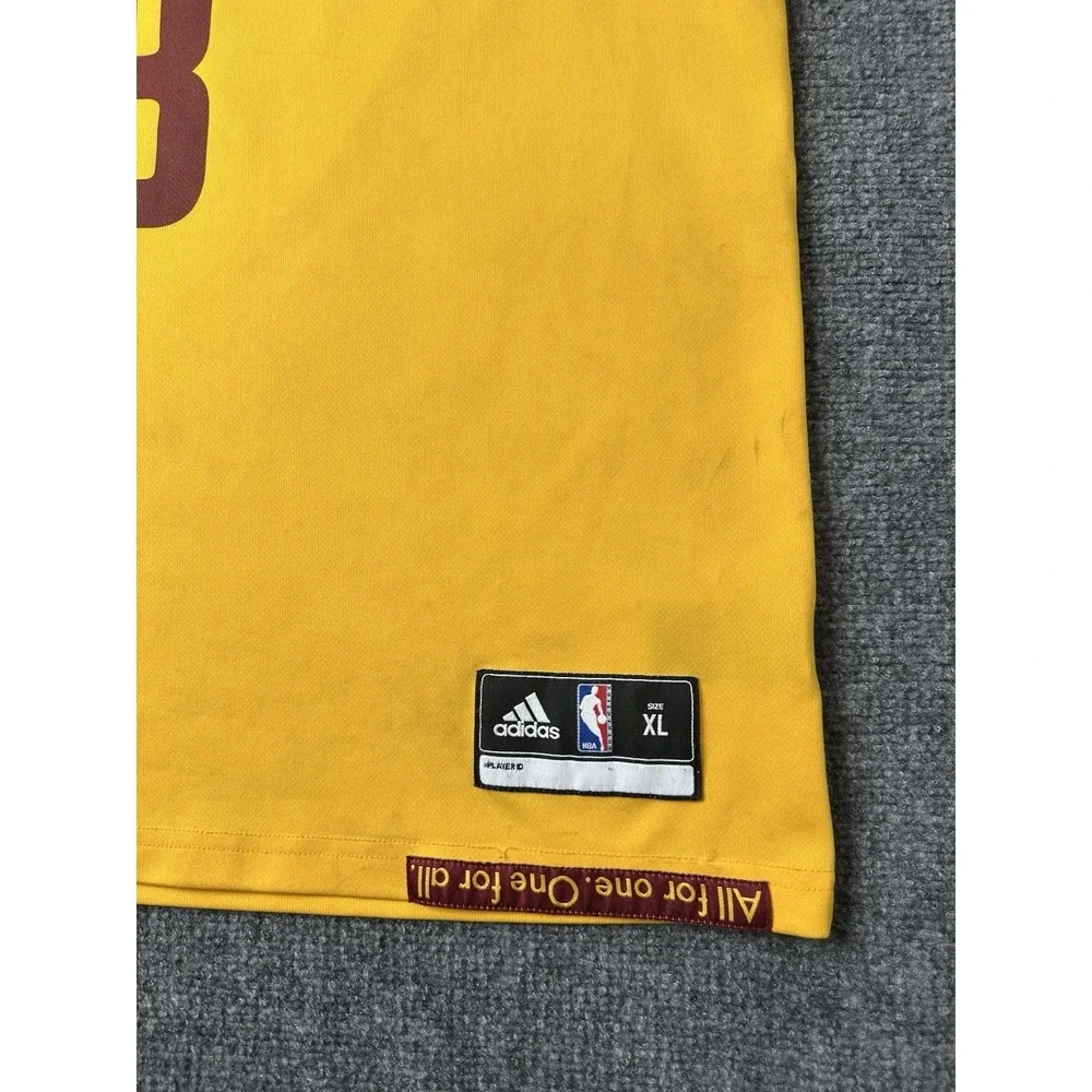 Mens‎ Basketball Adidas Cleveland Cavaliers James #23 Yellow Jersey, Size XL